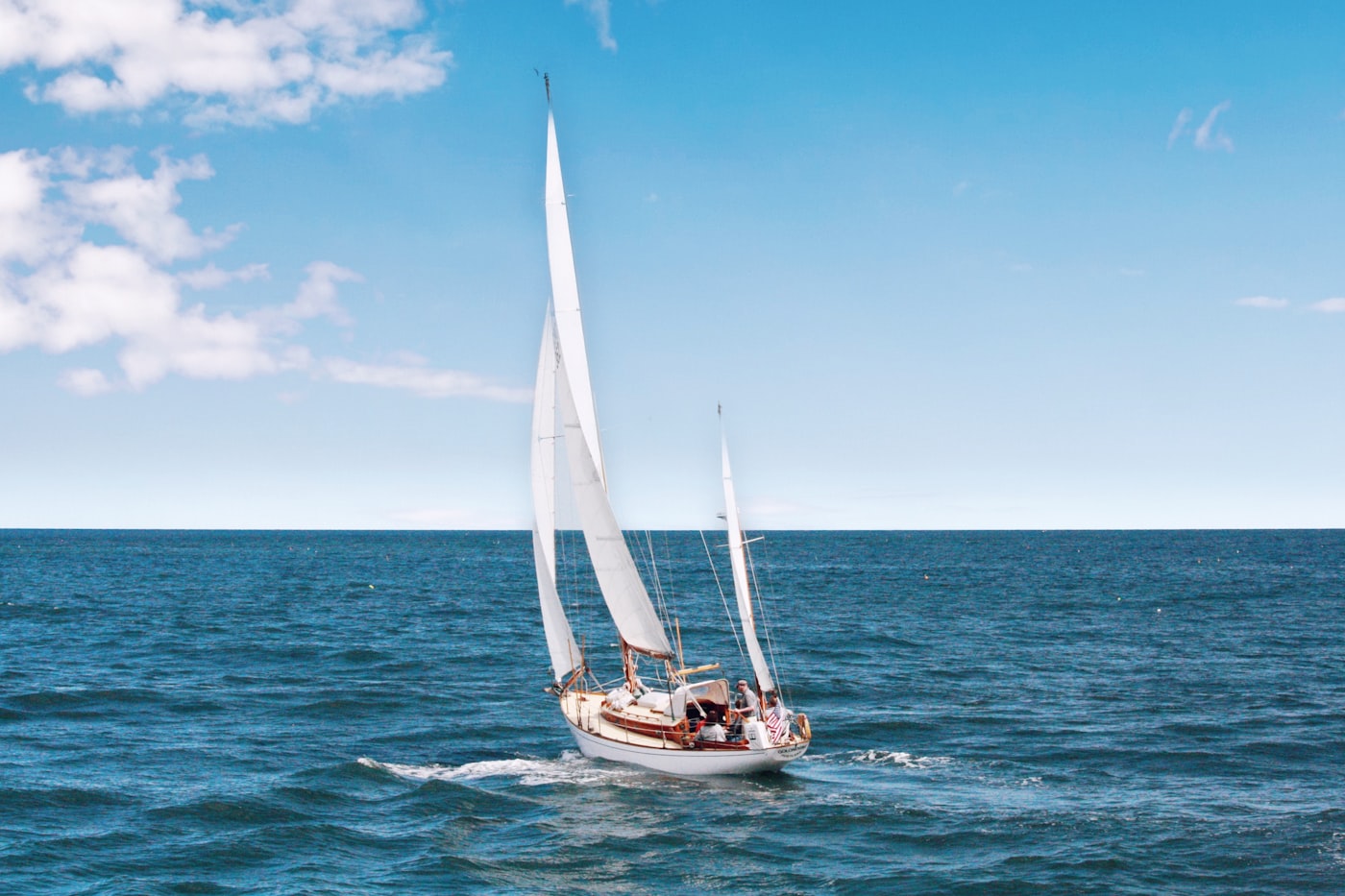 A sailboat on Long Island Sound — marine survey cost guide